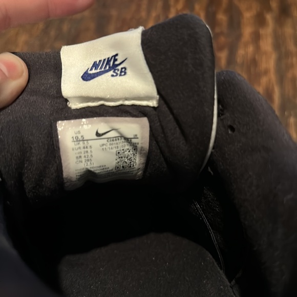 Nike SB x Polar Skate Co Air Trainer 1 SB Black Deep Royal Blue 🔥 - Picture 9 of 9